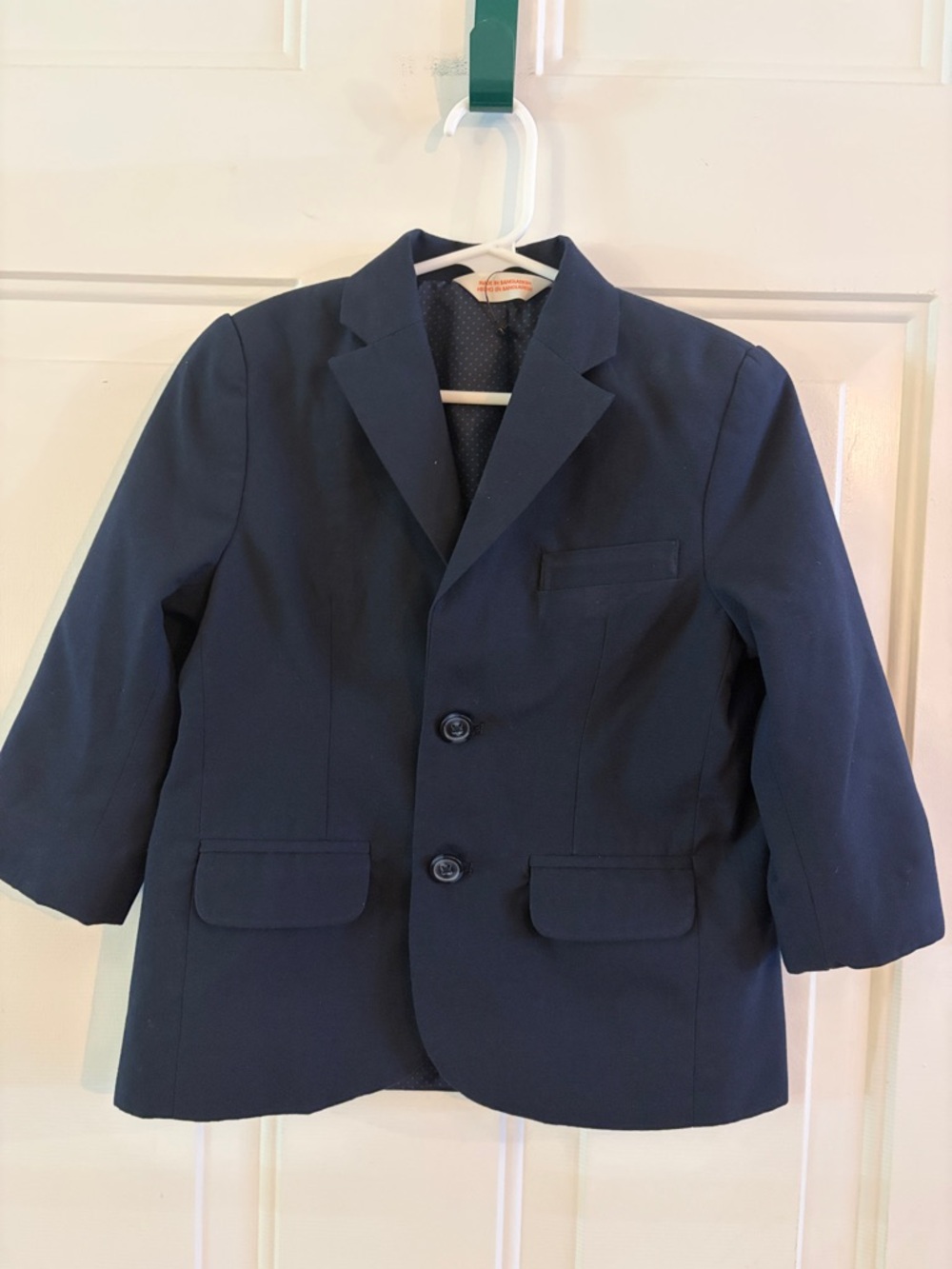 Cat & Jack Boys Navy Two-Button Blazer